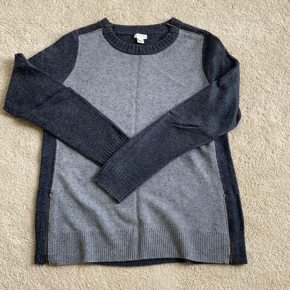 JCrew Sweater with Zipper detail - Picture 1 of 4